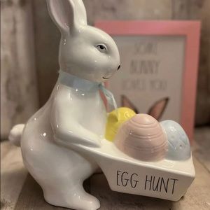 Rae Dunn Easter egg hunt bunny